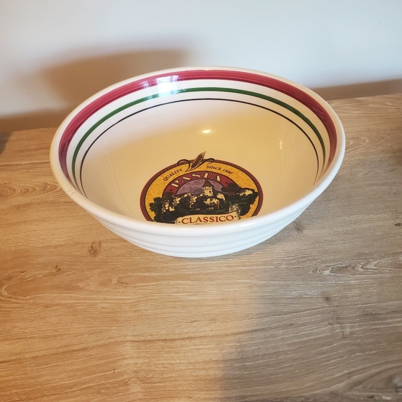 Vintage Large Italian CIC Ceramic Pasta Classico Serving Bowl - Picture 2 of 7
